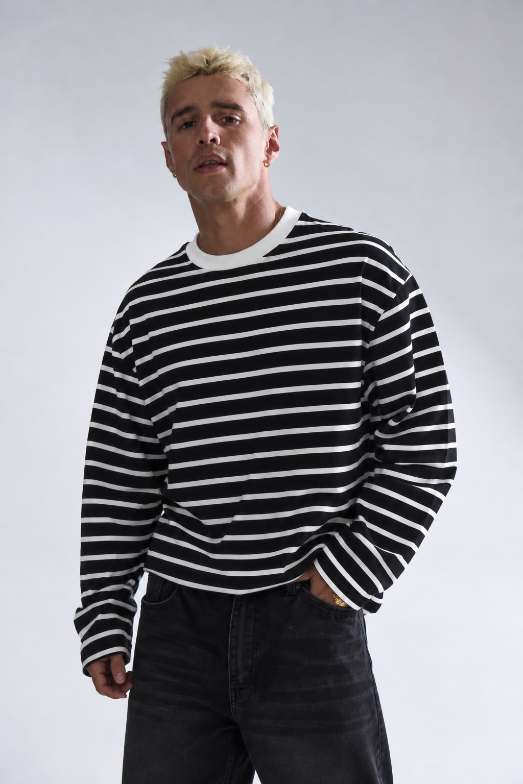Black Waffle Tees