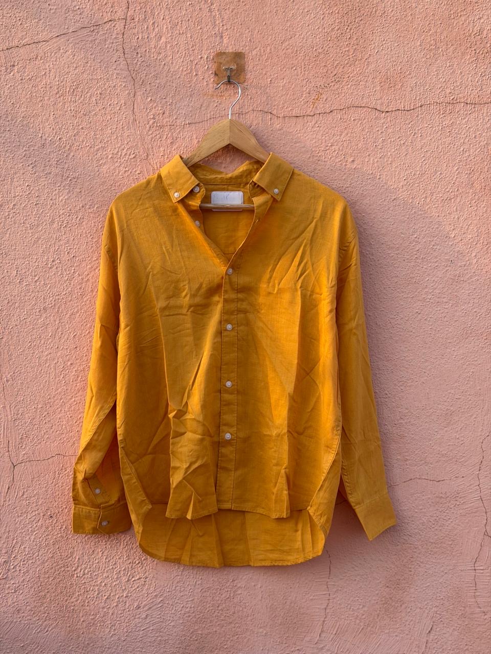 Yellow Linen shirt