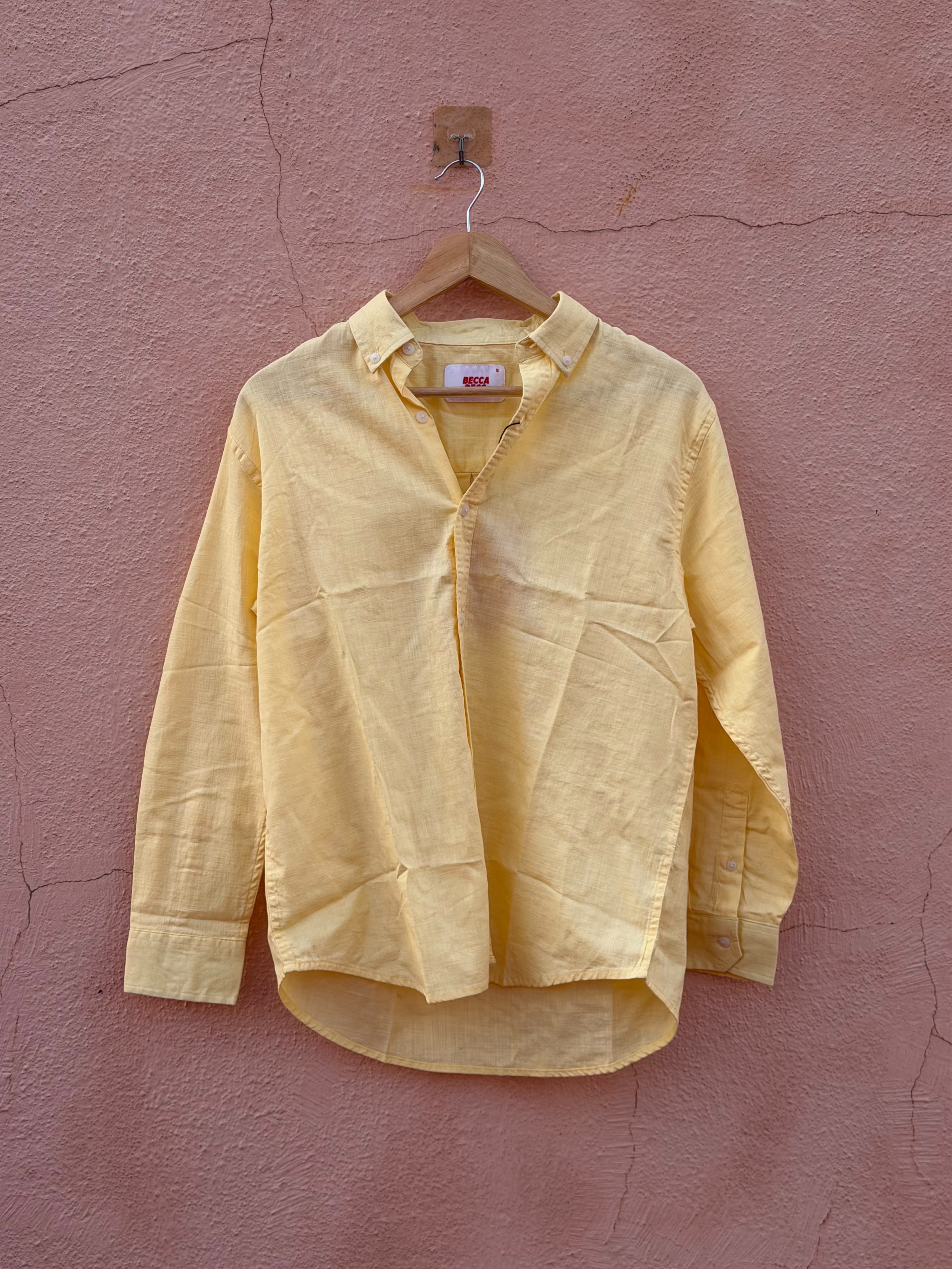 Yellow Linens shirt