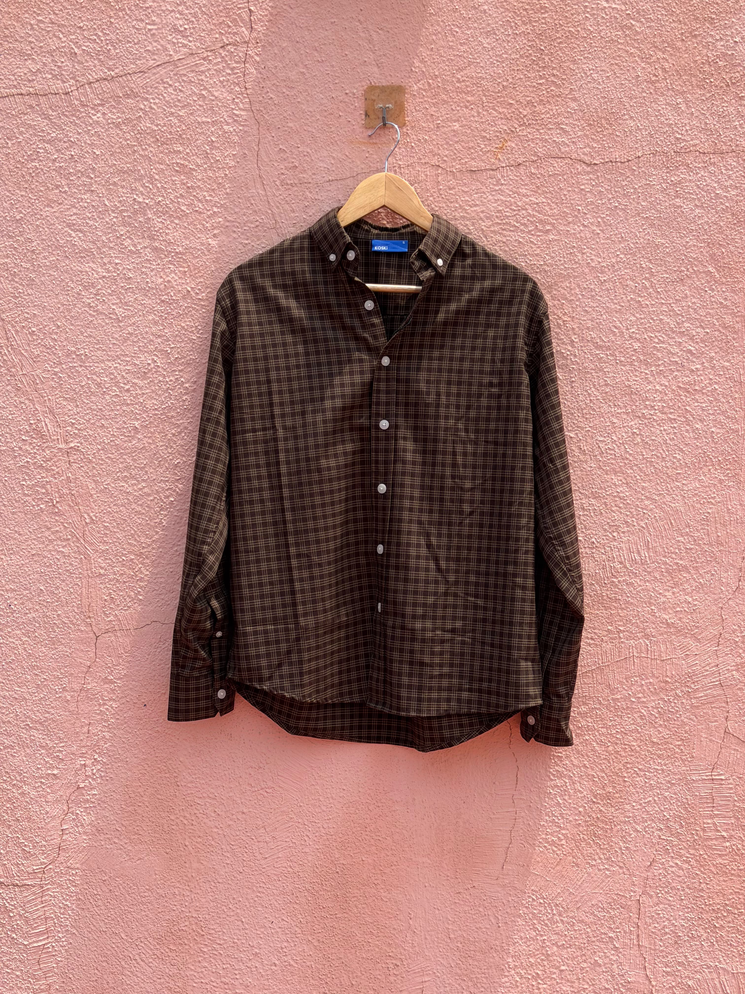 Brown Micro Check