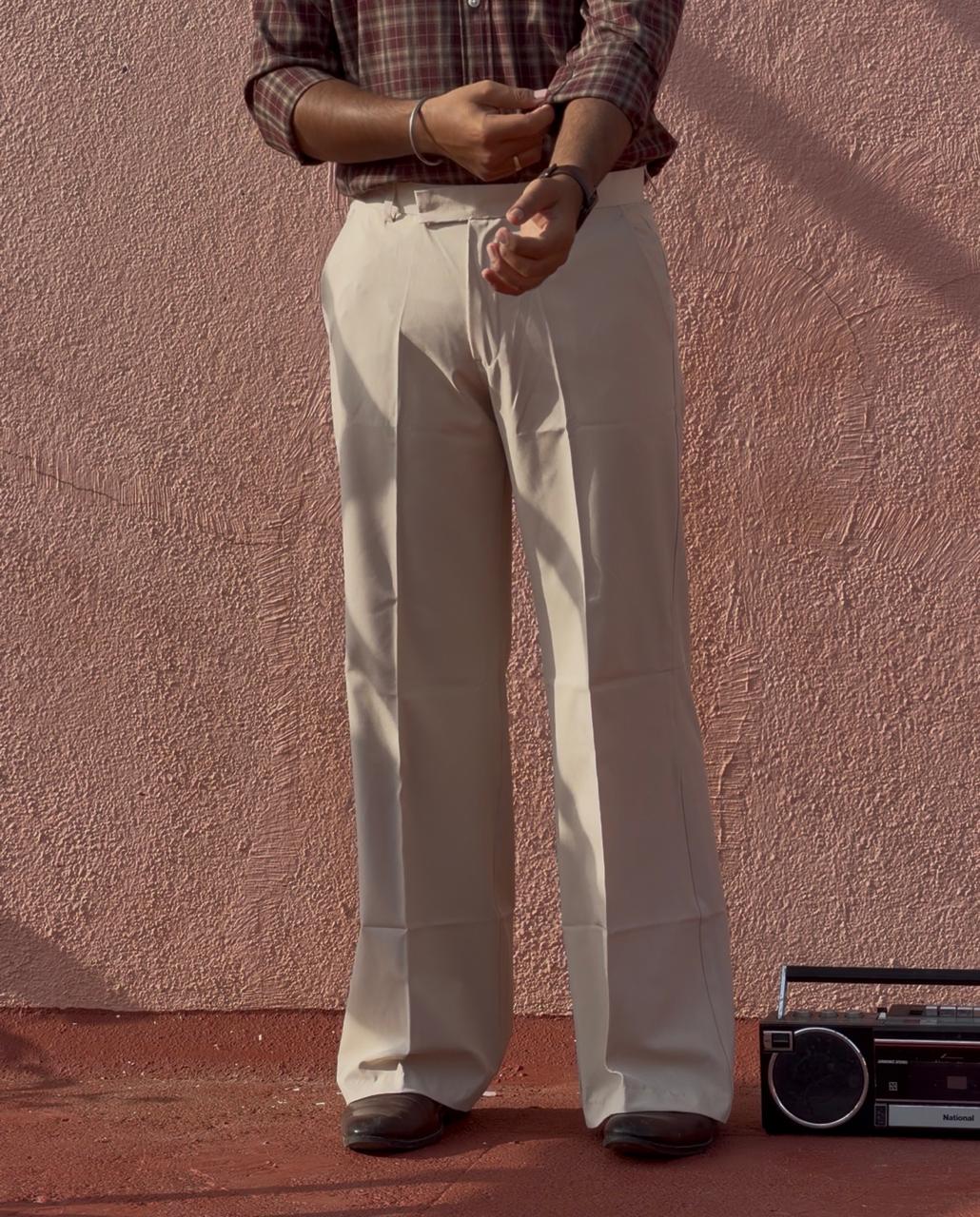 BEIGE ARMANI BOOTCUT