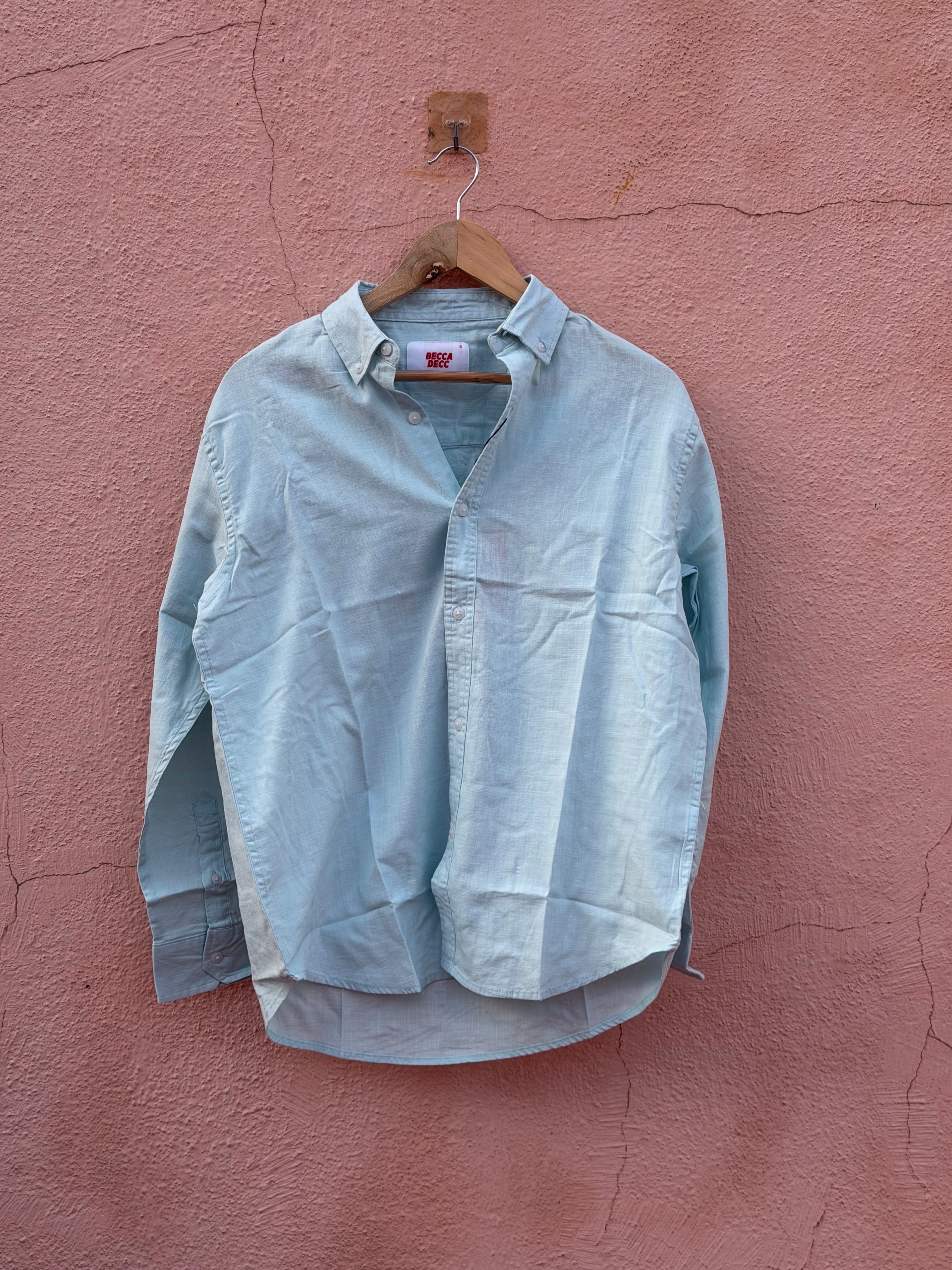 Blue Linen Shirt