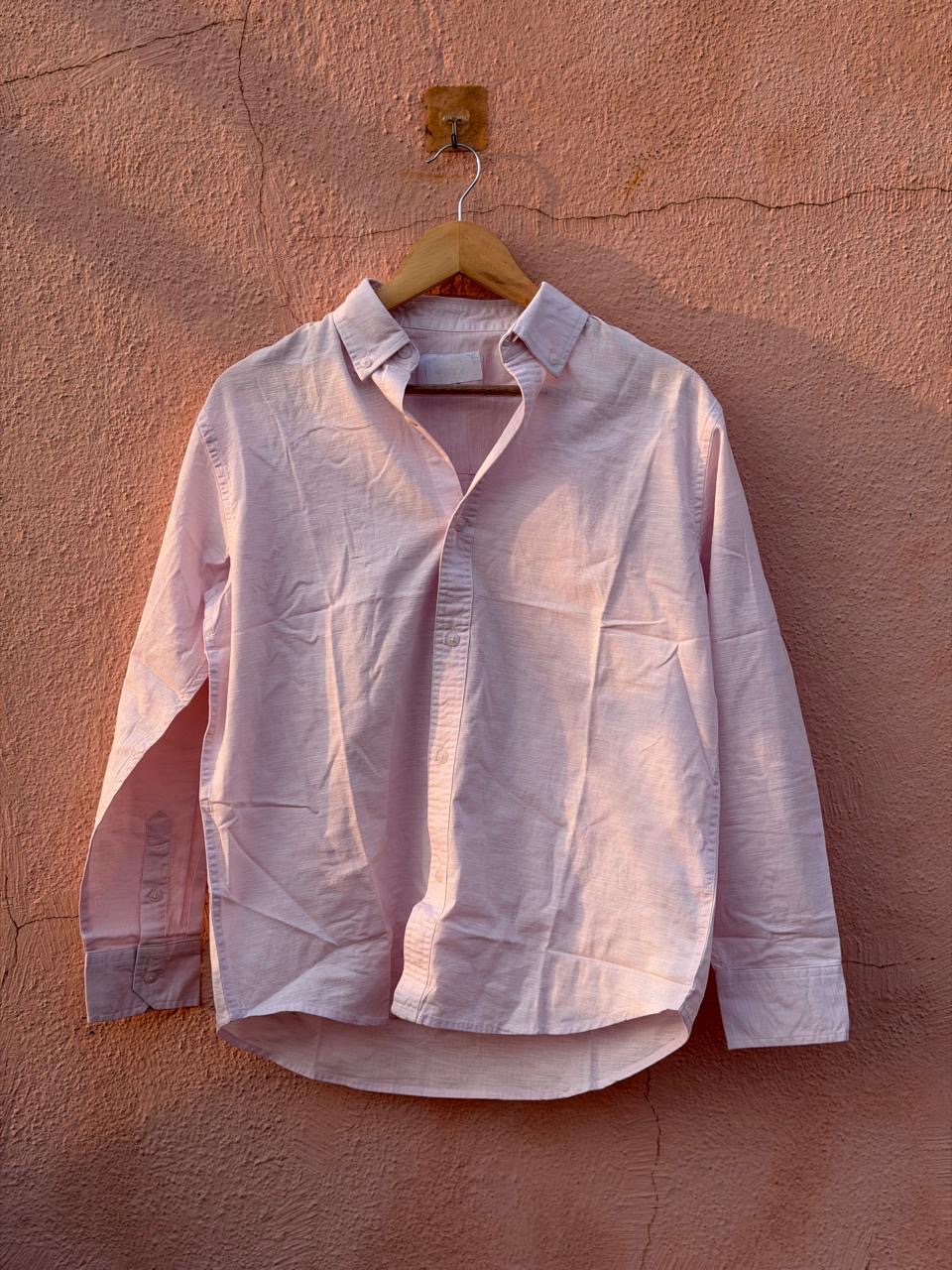 Baby Pink Linen shirts